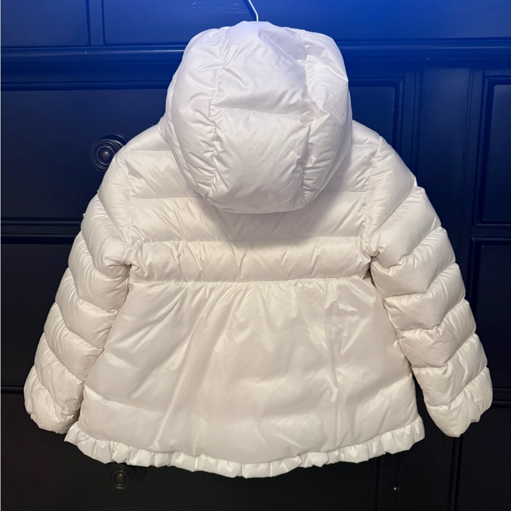 Moncler Kids Cream Puffer Jacket 3T - Picture 3 of 11
